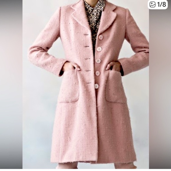 Banana Republic Jackets & Blazers - Banana Republic Soft Pink Single-Breasted Trench Coat L